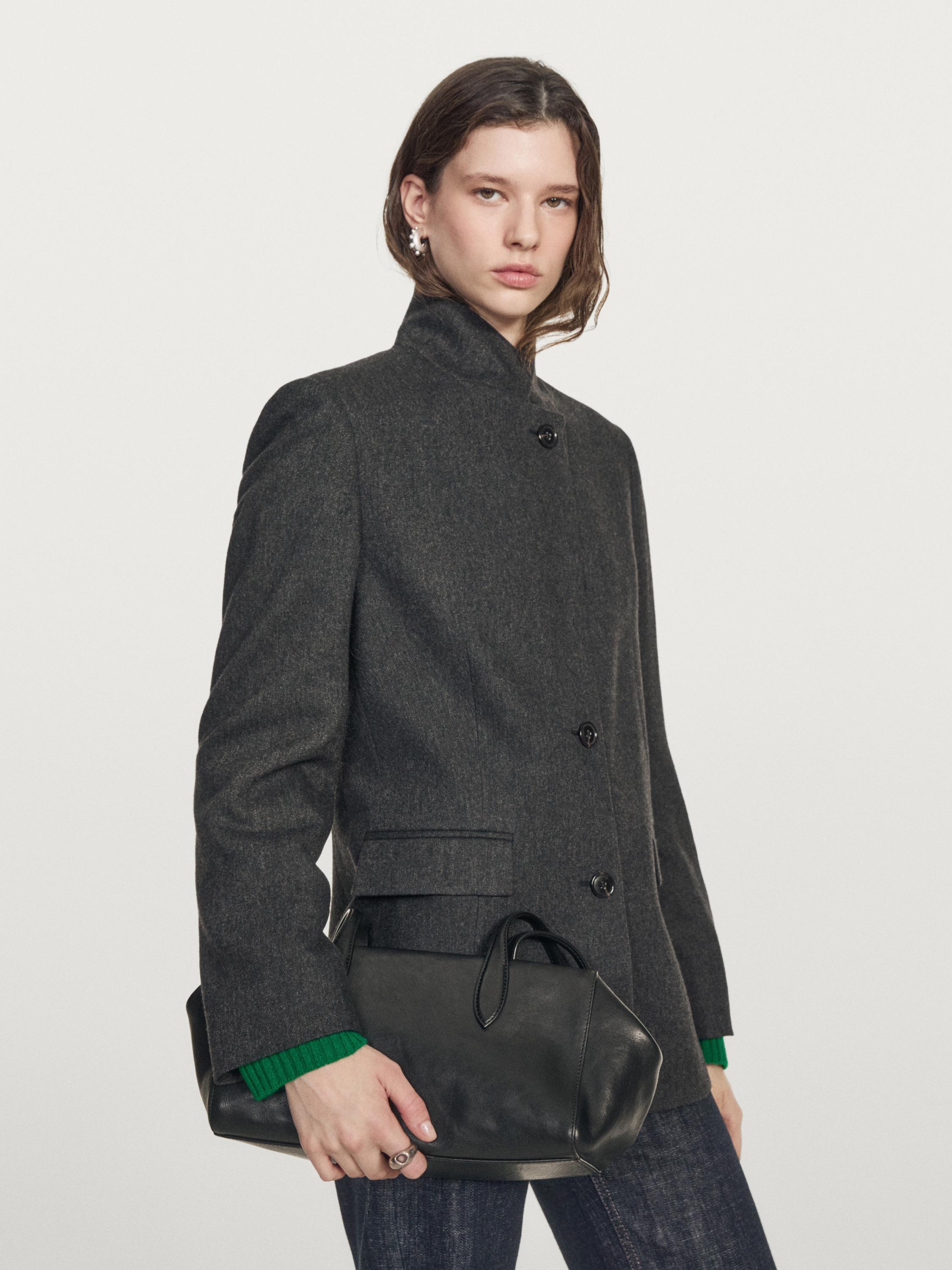 Blazer trois boutons laine